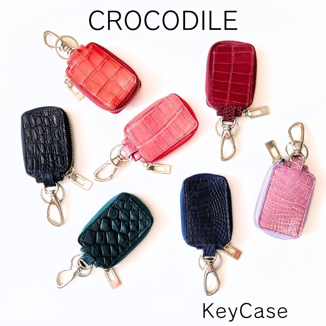 楽天市場】スマートキーケース キーケース クロコダイルレザー 本革