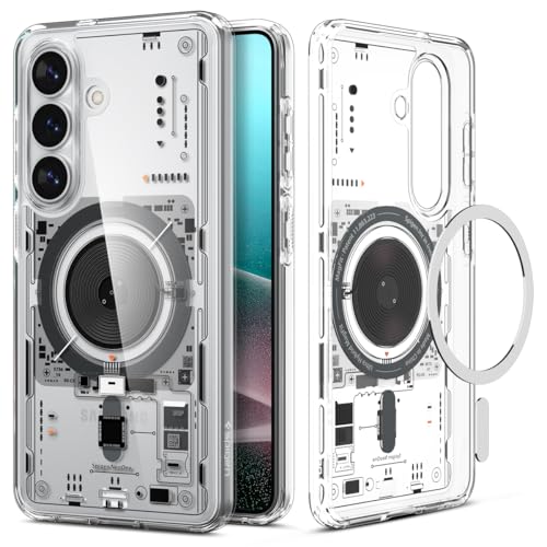 Spigen 創業19年の技術力 Galaxy S26 ケース MagSafe対応 米軍MIL規格 ストラップホール 耐衝撃 ウルトラ ハイブリッド マグフィット (ネオ ワン) ACS10973