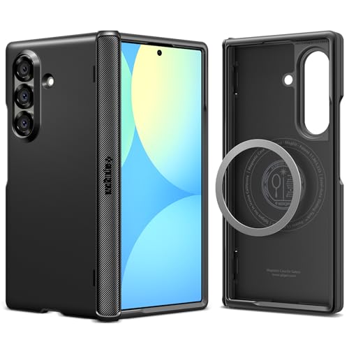 Spigen 創業18年の技術力 Galaxy Z Fold7 ケース ヒンジ保護 MagFit対応 フルカバー 耐衝撃 レンズ保護 指紋防止 スリムアーマー プロ マグフィット ACS09551 (ブラック)