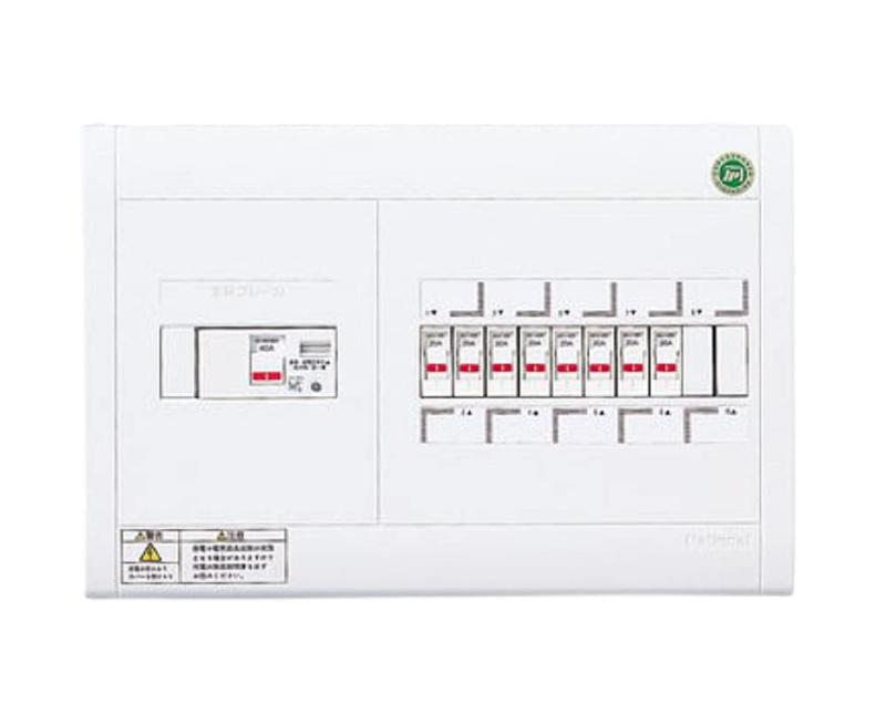 スッキリパネル スタンダード ヨコ1列タイプ 8+2 40A BQWB8482