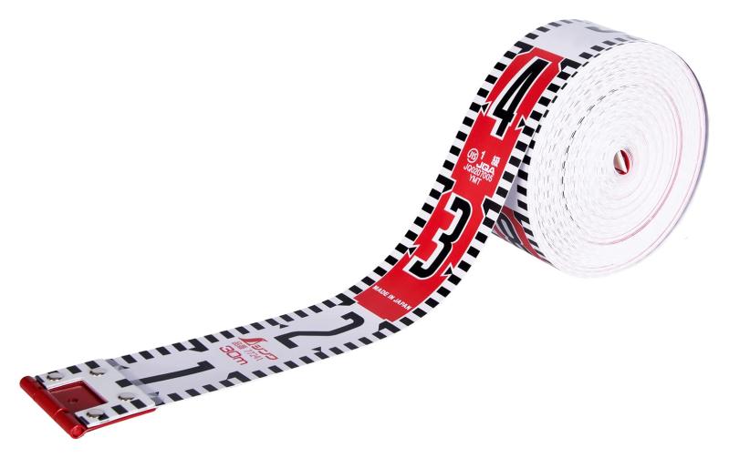 シンワ測定(Shinwa Sokutei) ロッドテープ ガラス繊維製 30ｍ巾60mm クリアパック JIS 77241