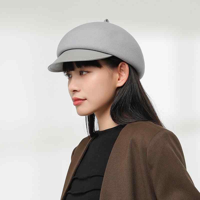 帽子 レディース 秋冬 おしゃれ 中折れ帽 フェドラハット 乗馬帽 キャスケット キャップ 普段使い お出かけ 旅行 街歩き 防風 保温 通気性 シーガルグレー ブラック キャメル