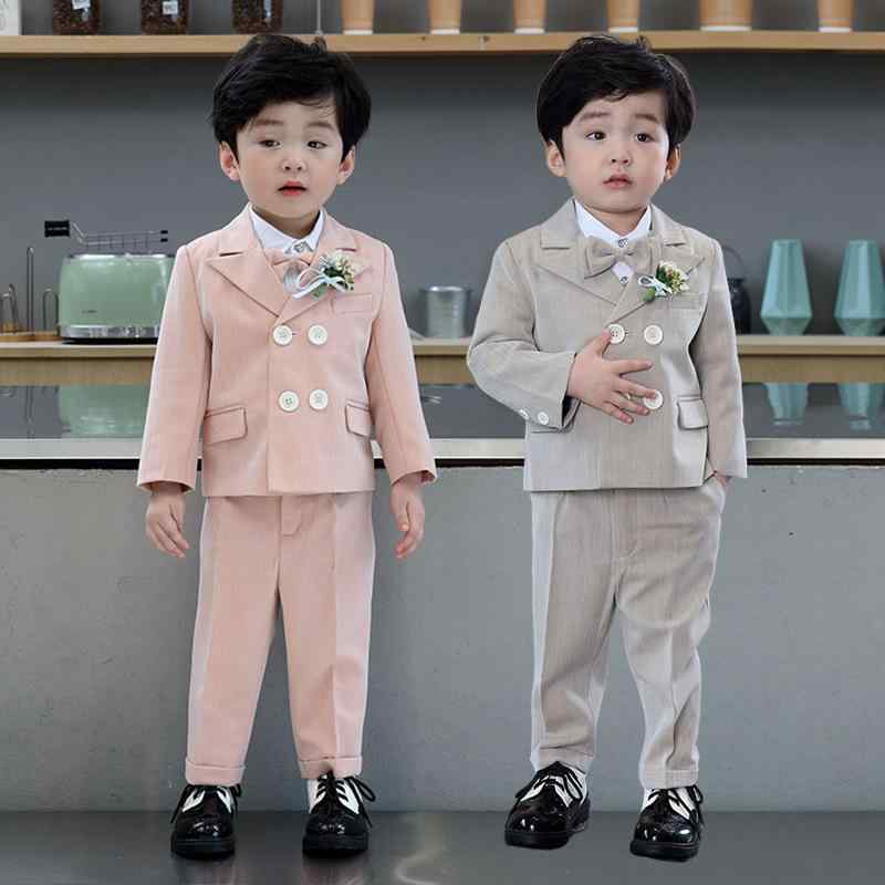 スーツ 男の子 キッズ ベビー フォーマル セットアップ 秋冬 発表会 結婚式 七五三 卒業式 入学式 お誕生日 リングボーイ 礼服 ブリティッシュスタイル