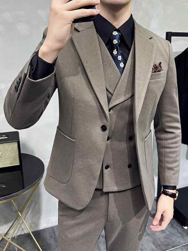 背広 メンズ 秋冬 朦々たる 毛糸調 混紡 生まれ変わり衣料繊維 スリー平和条約 か細い相応う 細身 1つ名取り草 商行為 フォーマル 華燭の典 交歓会 礼服 黒いこと 薄墨色