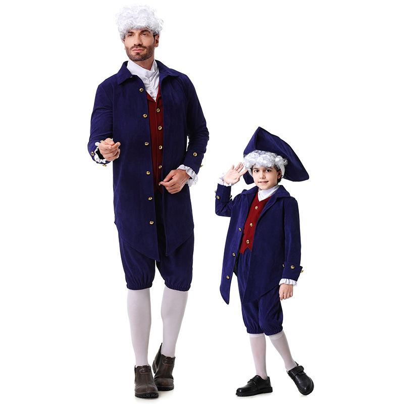 コスプレ 衣装 メンズ 大人用 男の子 子供用 ハロウィン 中世 軍服 将校 仮装 舞台 イベント ポリエステル 帽子 ベスト ジャケット パンツ