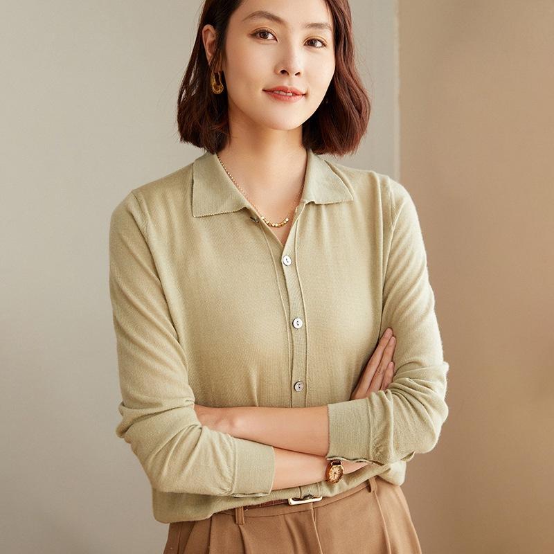セーター レディース 100% カシミヤ 厚手 無地 クルーネック ゆったり リラックス ニット プルオーバー ストレートシルエット トップス 秋冬 普段使い カジュアル 通勤|あじゅり