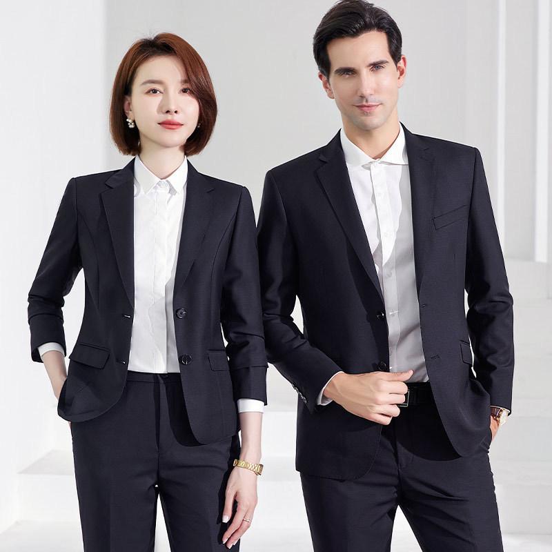 スーツ メンズ 男性用 レディース 女性用 高級感 ダークネイビー ウール スリムフィット ビジネス フォーマル 春秋 スリーピース セットアップ 通勤 オフィス 結婚式