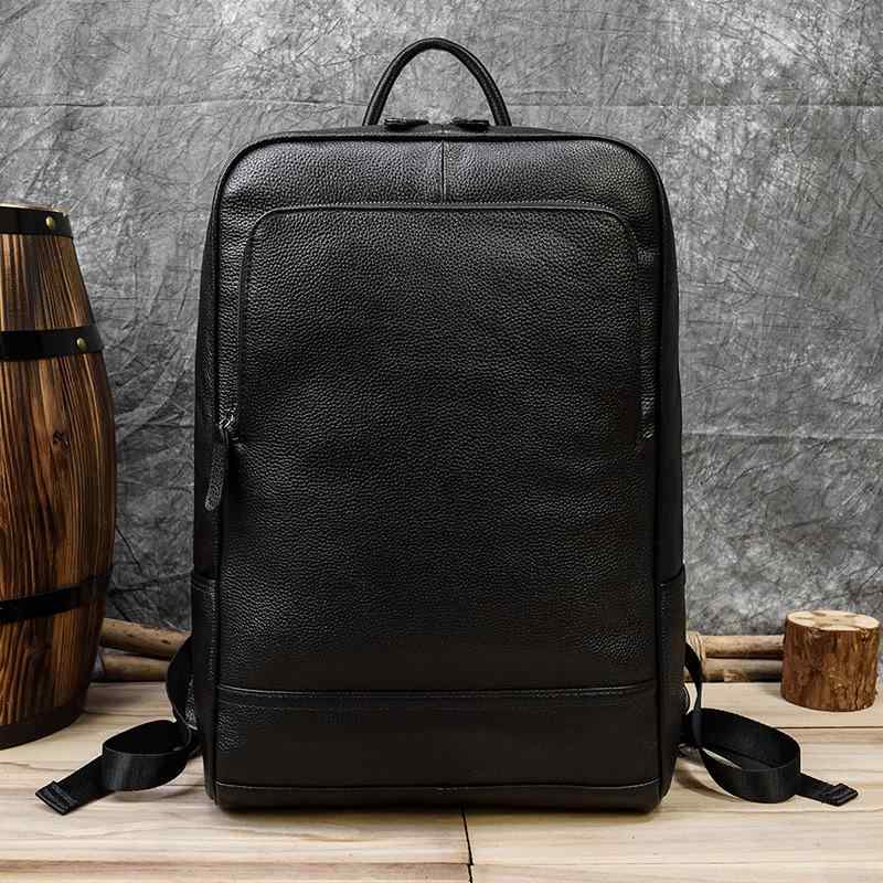 リュック メンズ 男性用 本革 フルグレインレザー 牛革 シボ加工 ブラック コーヒーブラウン A4対応 学生用 通勤 ビジネス 旅行 普段使い 耐摩耗 防犯 撥水 バックパック 鞄