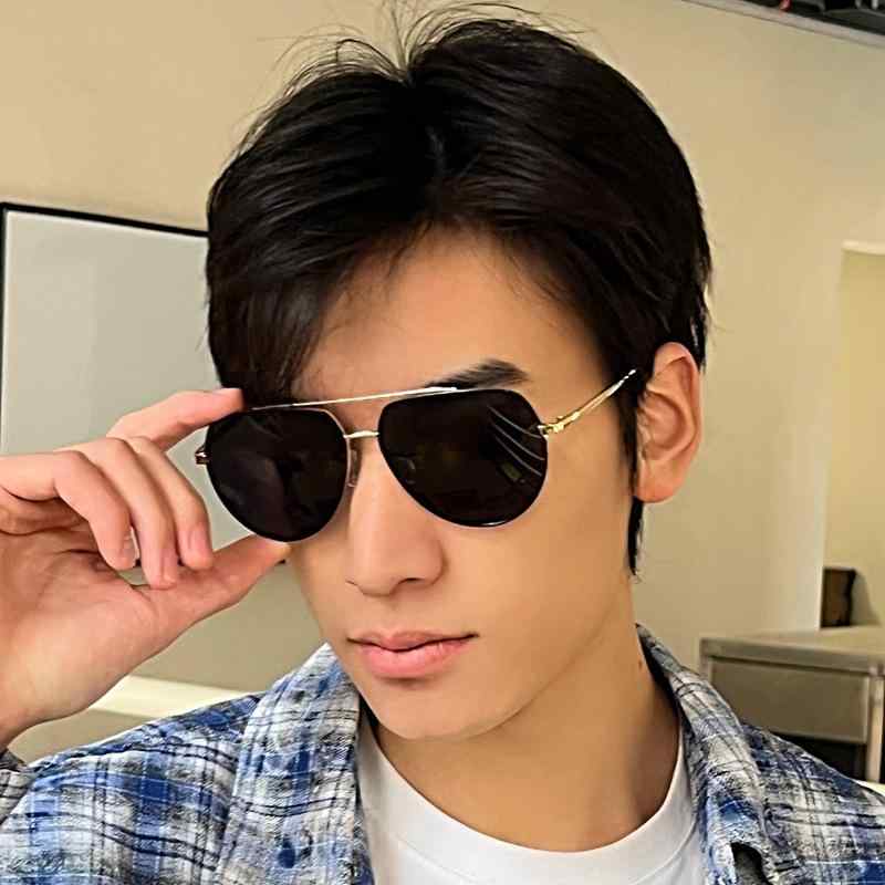サングラス 男女兼用 アビエーター パイロット 偏光 UVカット 紫外線対策 運転 ドライブ スポーツ アウトドア 釣り 高精細 眩しさ対策 ぎらつき防止 ダブルブリッジ 超軽量 メタルフレーム 高級感