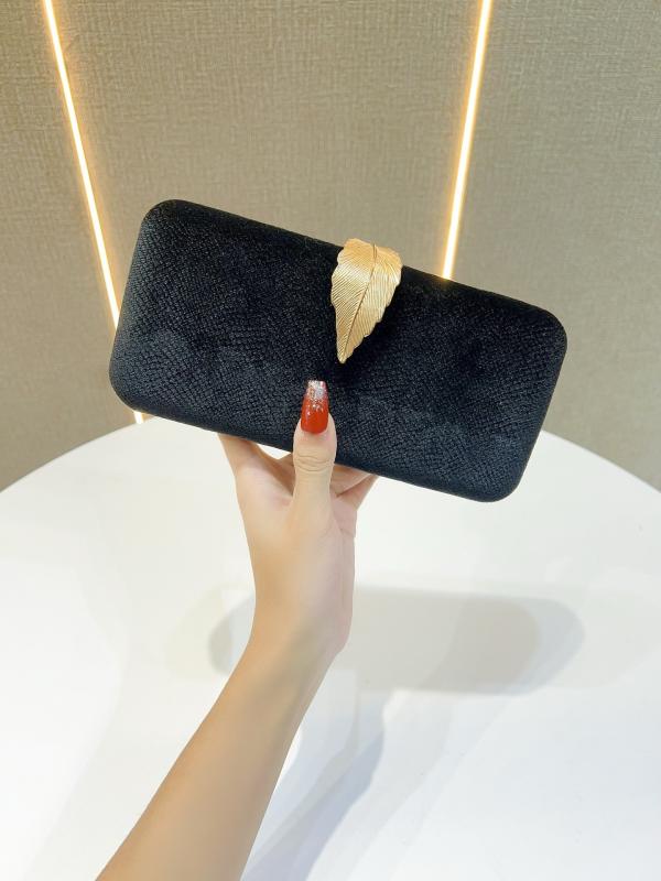 バッグ レディース レトロ ベロア クラッチ ハンドバッグ パーティー イブニング 結婚式 披露宴 エレガント ワンショルダー 斜め掛け チェーン スクエア ブラック ゴールド スマホ収納