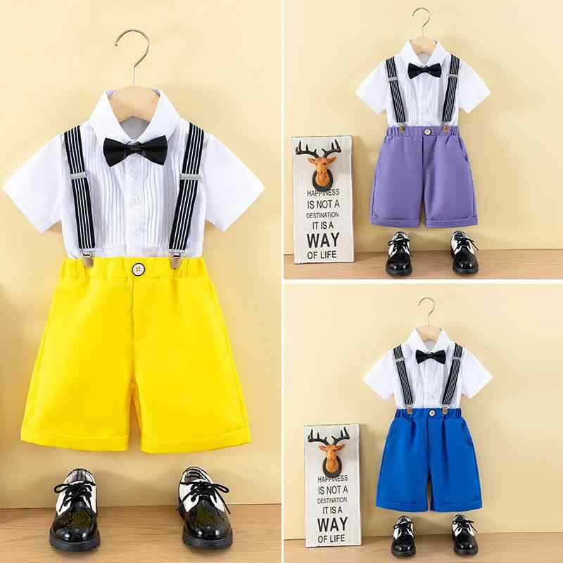 キッズ 男の子 女の子 サロペット ショートパンツ セットアップ 発表会 幼稚園 イベント 舞台衣装 合唱 朗読 フォーマル カジュアル 春夏 カラフル かわいい おしゃれ