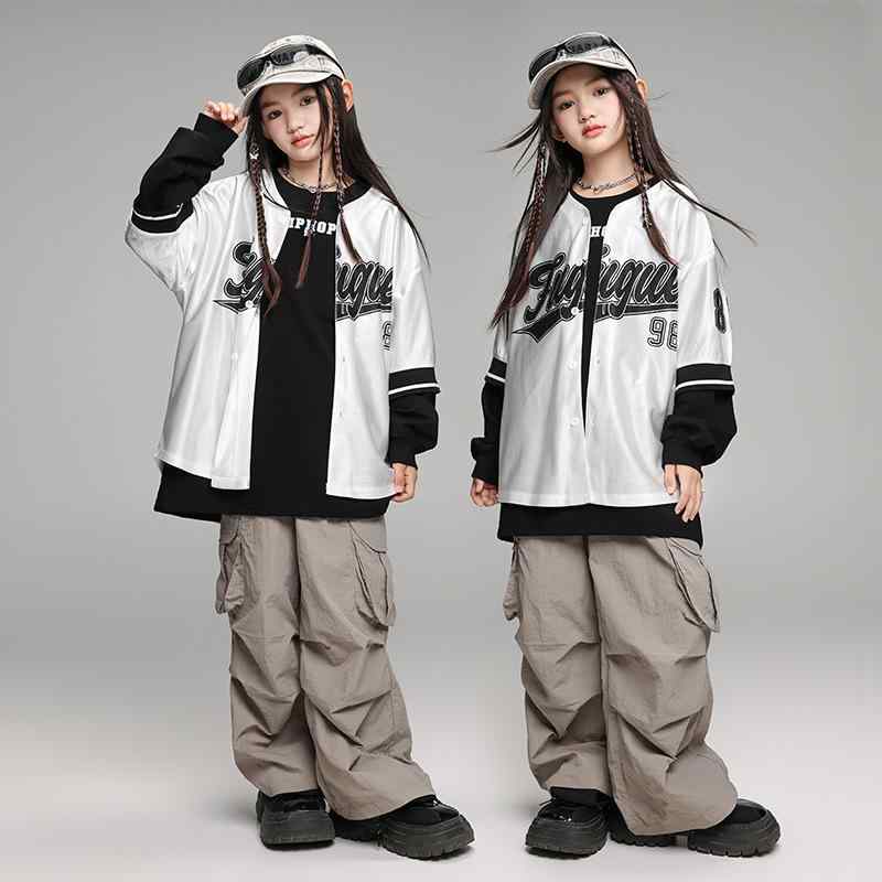 社交ダンスお召しもの キッズ 御坊っちゃん 御居処跳ねる 表どおり系 スタジャン 野球上衣 監督服 演芸お召しもの セットアップ 心地よい 運動競技 秋 ポリエステル キッズ・ベビー・マタニティ-その他
