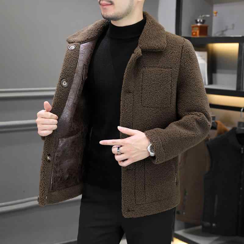 ジャケット メンズ 男性用 大きいサイズ ビッグサイズ ゆったり ボアアウター スタンドカラー フードなし 厚手 リバーシブル カジュアル ポリエステル 長袖 秋冬