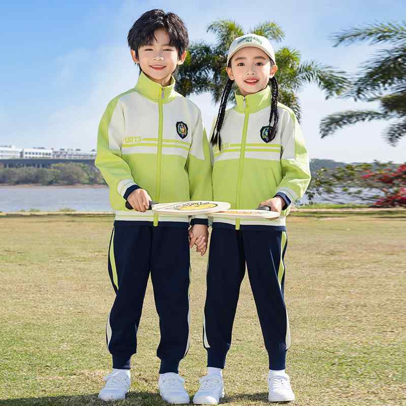 体操服 スクールウェア キッズ ジュニア 小学生 中学生 男女兼用 春秋 スリーピース コットン 長袖 パンツ ジップアップ 切り替え 運動会 発表会 幼稚園 園服