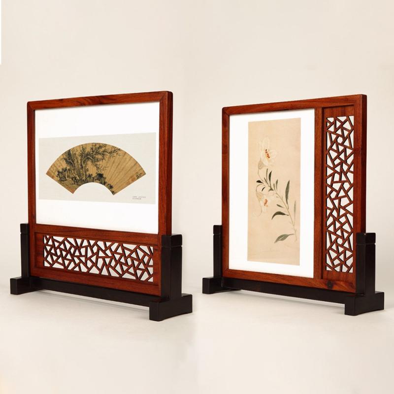 楽天市場】楠 彫 両面 屏風『 花鳥 山水 尽し 』 彫刻家 李建 細密
