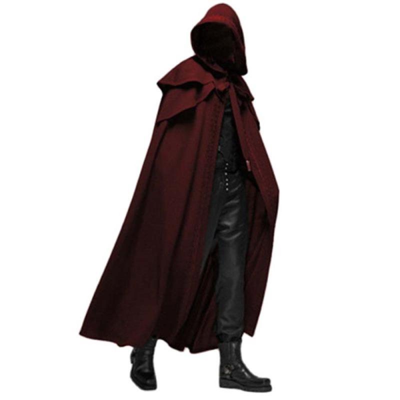 コスプレ マント ケープ ローブ ハロウィン 死神 魔法使い ウィザード 武士 中世 ゴシック風 欧米ファンタジー 舞踏会 パーティー イベント 演劇 舞台 仮装 衣装 レトロ クラシック ポリエステル