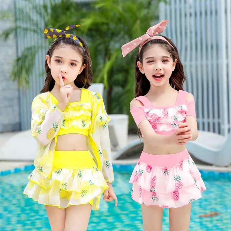 水着 女の子 セパレート スカートタイプ 体型カバー UVカット 日焼け防止 学生用 さわやか かわいい 高級感 春夏 スイムウェア