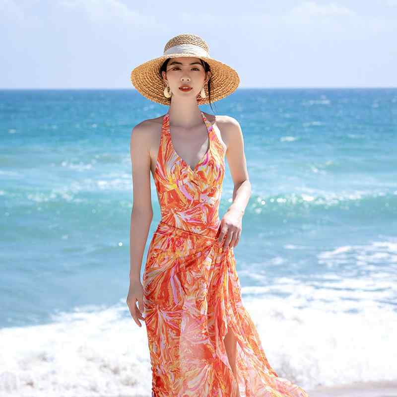 水着 レディース 大人用 ワンピース セクシー おしゃれ 体型カバー 細見え お腹カバー ハイウエスト 小花柄 フィットネス 胸パッド付き ノンワイヤー ビーチ リゾート 温泉 海 プール
