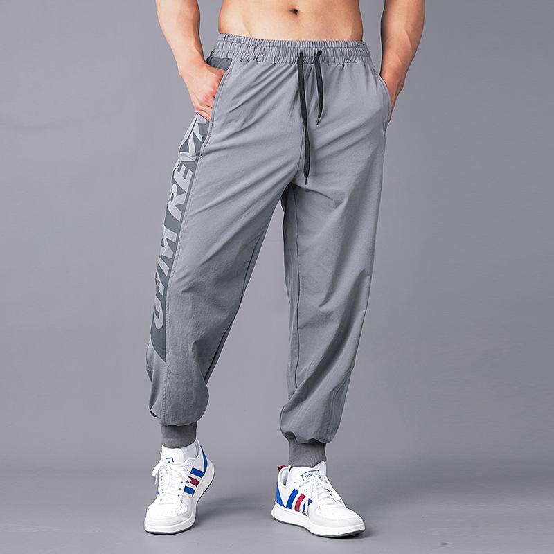 パンツ メンズ 男性用 ゆったり ルーズ ミッドウエスト ストレッチ 伸縮性 スポーツ トレーニング フィットネス ランニング 吸湿速乾 ポリエステル 普段使い カジュアル