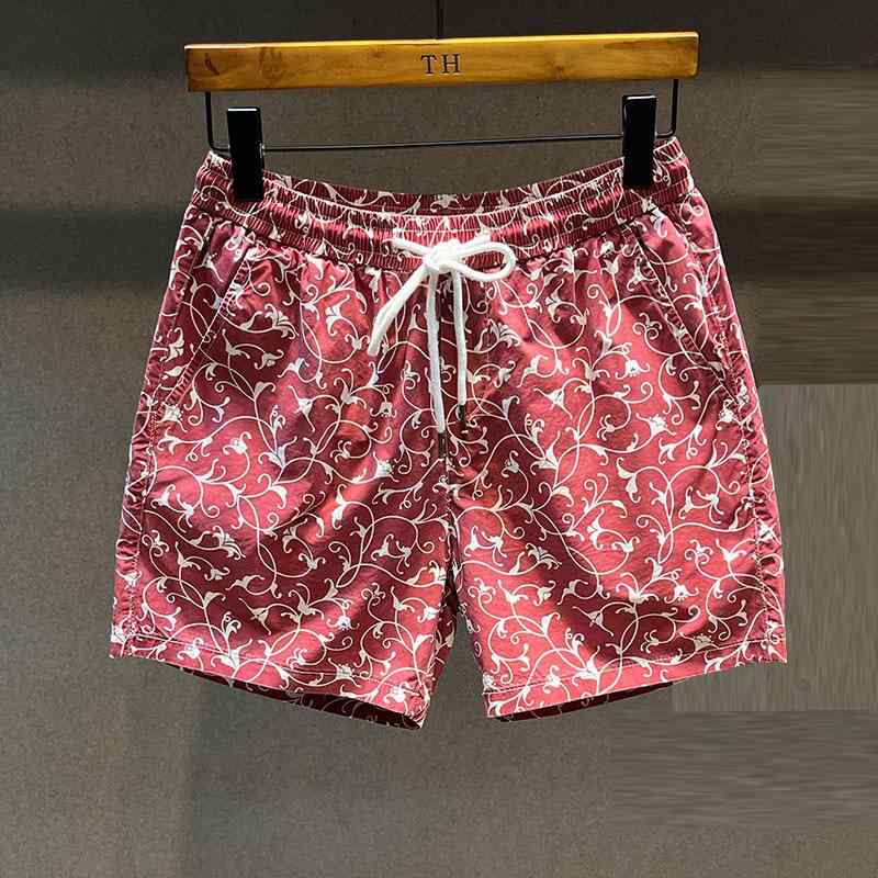 ショートパンツ メンズ バスケットボール 迷彩 カモフラージュ レッド ストリート ワイルド クール カジュアル ビーチ スポーツ デイリー 着回し 綿 薄手 イージーケア 夏