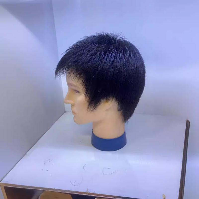 ウィッグ メンズ 男性用 人毛100% 総手植え 超薄型 軽量 通気性 自然な仕上がり リアル 白髪隠し 薄毛カバー 坊主頭 脱毛症 円形脱毛症 かつら 中高年向け