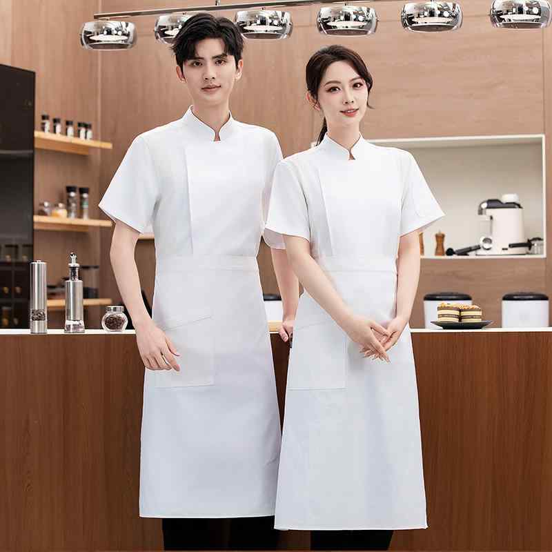 コックコート メンズ 男性用 調理服 シェフコート 長袖 半袖 大きいサイズ 飲食店 ホテル レストラン 厨房 制服 ユニフォーム 作業着 吸湿速乾 綿混紡 春夏 トップス