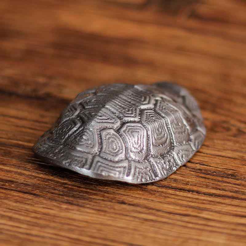 茶道アクセサリー 亀形 茶さじ 茶葉スプーン 鋳鉄製 シルバー レトロ 禅意 和モダン 上品 シック オフィス ティータイム お茶淹れ道具