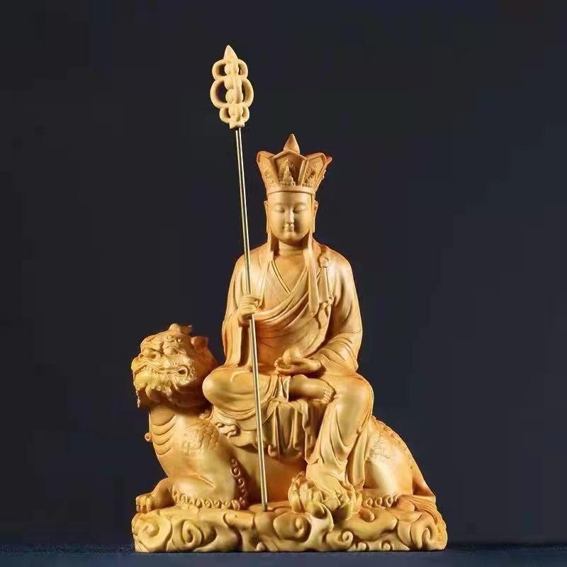 仏像 地蔵菩薩 立ち姿 崖柏 木彫り 天然木 オブジェ 置物 インテリア 手彫り 縁起物 開運 リビング 玄関 書斎
