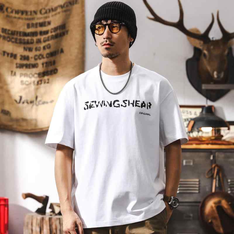 Tシャツ メンズ 接触冷感 速乾 抗菌 コットン 綿 フロッキープリント ロゴ 半袖 クルーネック ゆったり オーバーサイズ アメカジ カジュアル ストリート 春夏 薄手