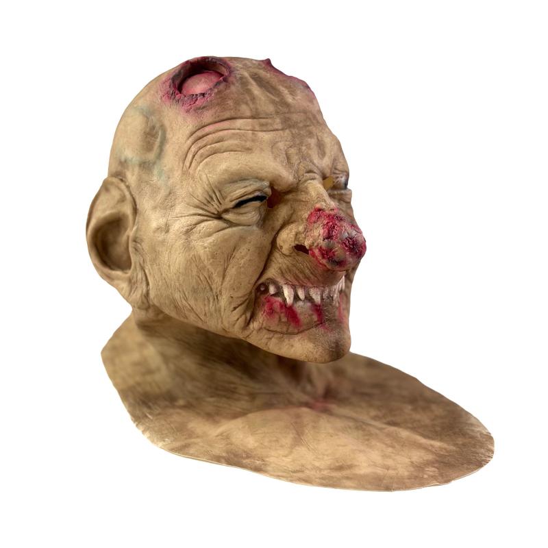 マスク ホラー 老人 赤鼻の怪物 ラテックス 被り物 フルフェイス ハロウィン クリスマス 復活祭 カーニバル コスプレ 仮装 パーティー イベント お化け屋敷 脱出ゲーム 舞台 演劇 小道具