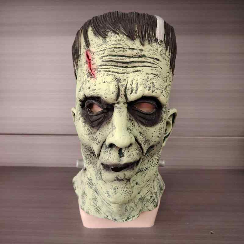 マスク ハロウィン ホラー フランケンシュタイン 科学怪人 ラテックス コスプレ 変装 仮装パーティー イベントグッズ ヘッドマスク ゴム製 お面 リアル グロテスク