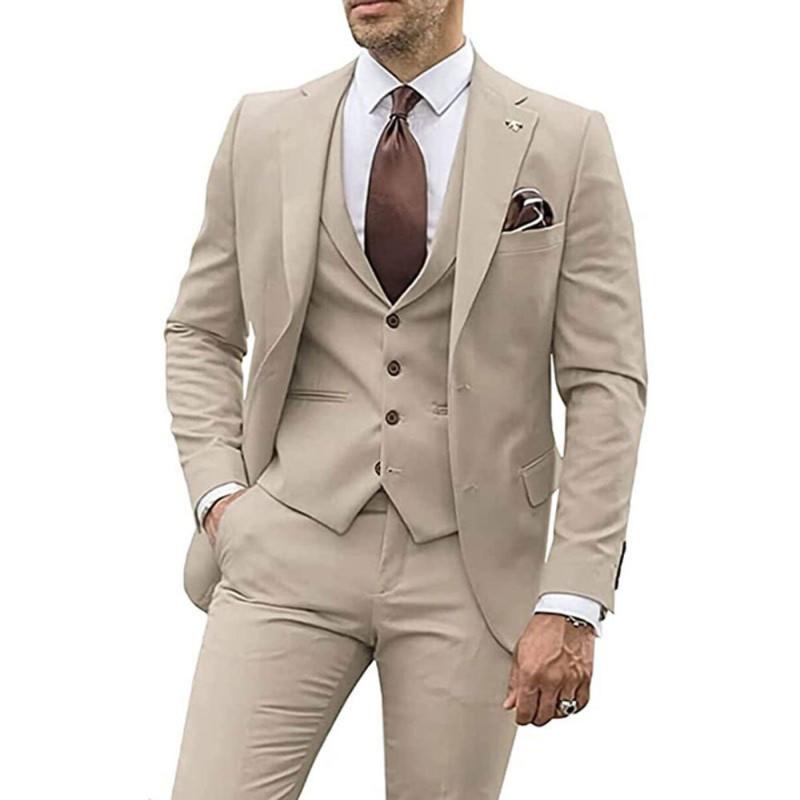 スーツ メンズ スリーピース スリムフィット ダブルブレスト タキシード 礼服 新郎 介添人 結婚式 披露宴 パーティー フォーマル ポリエステル混紡