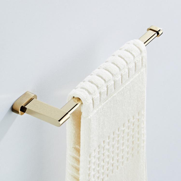 タオルリング 浴室 洗面所 トイレ用 壁掛け式 銅製 金メッキ ゴールドカラー 29cm シンプルモダン 高級感 ホテルライク おしゃれ タオルハンガー