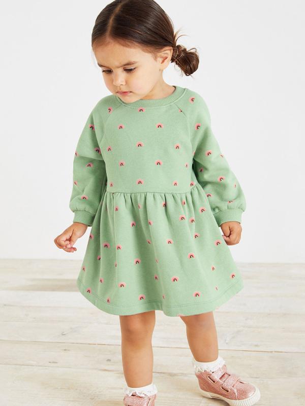 ワンピース 女の子 プリンセス 綿 長袖 ルームウェア カジュアル 秋冬 かわいい 肌に優しい 普段着 部屋着 キッズ 幼児 3歳 4歳 5歳 6歳 7歳 8歳 90cm 100cm 110cm 120cm 130cm 140cm