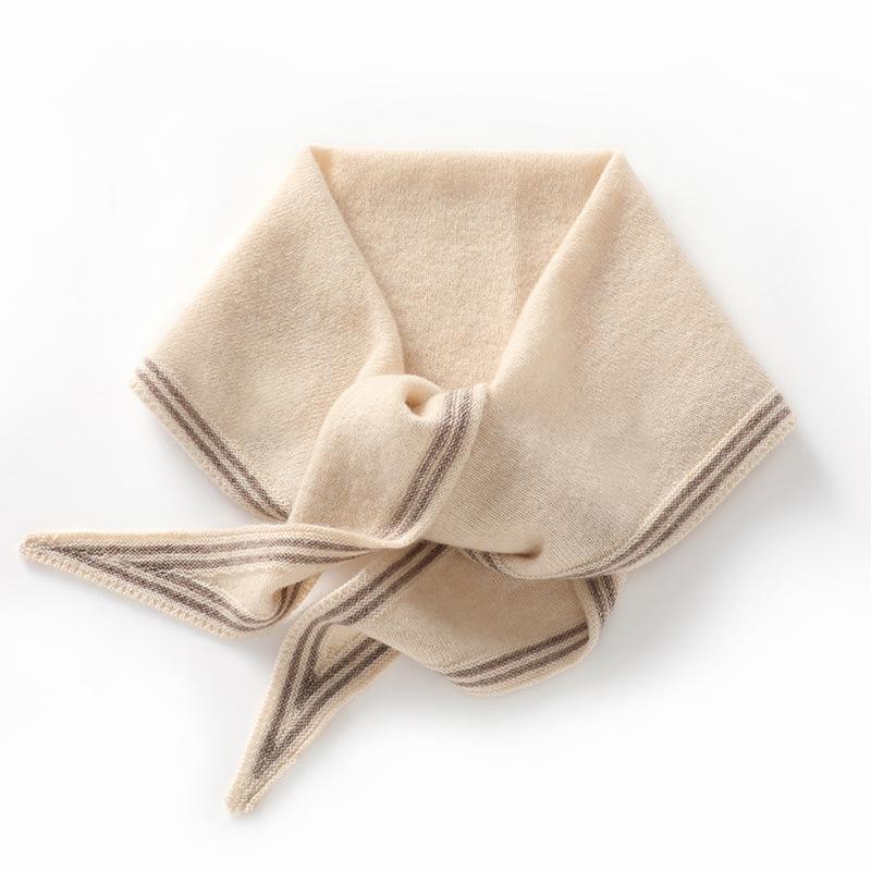 ストール レディース 秋冬 カシミヤ ニット ショール マフラー 兼用 三角形 スカーフ ネックウォーマー 保温 防寒 あったか バイカラー ツイル 普段使い カジュアル おしゃれ