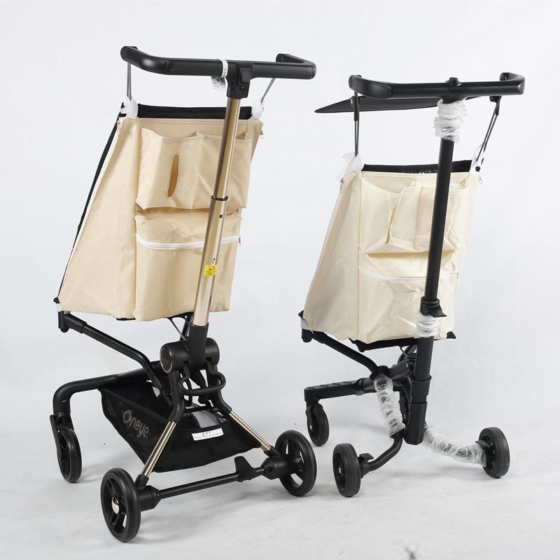 ベビー用品 アクセサリー コンパクトベビーカー 汎用 収納バッグ オーガナイザー 小物入れ シートクッション 快適 オックスフォード生地 ブラック ホワイト お出かけ 散歩｜あじゅり