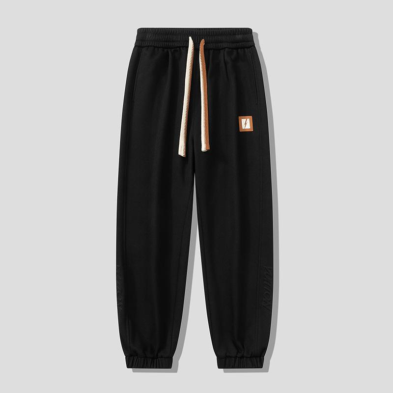 スウェットパンツ メンズ M-8XL ジョガースタイル 裾絞り ジャージ ゆったり ルーズフィット 韓国 ファッション カジュアル イージー ポリエステル混紡 春夏 薄手 グレー ブラック スポーツ 普段使い ストリート