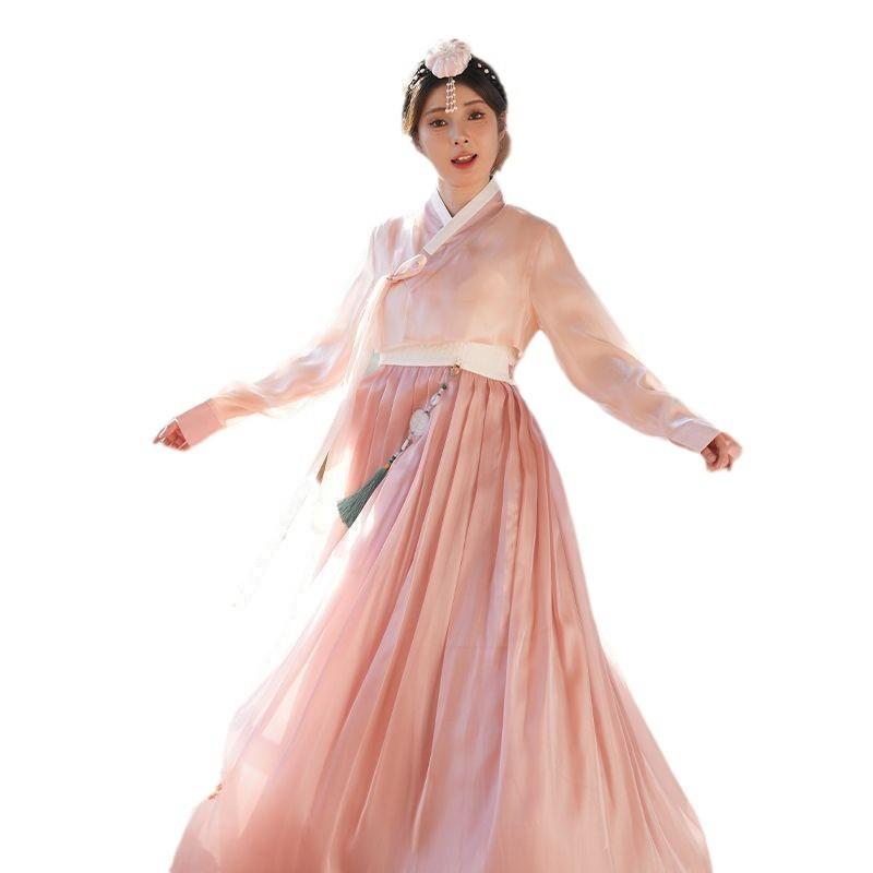 チマチョゴリ レディース 韓服 宮廷ドレス 礼服 舞台衣装 イベント 発表会 演奏会 披露宴 パーティー 結婚式 撮影用 高級感 エレガント 優雅 フォーマル 雪ニール 7,471円