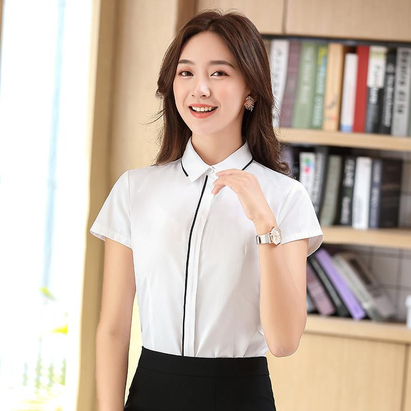 セットアップ レディース 半袖シャツ ブラウス スカート ビジネス オフィス 事務服 通勤 接客業 ホテル レストラン 制服 ユニフォーム 春夏