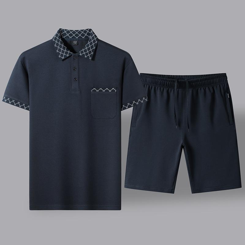 セットアップ メンズ 男性用 モダール綿混 スポーツ カジュアル 半袖 Tシャツ トップス ロングパンツ ボトムス 2点セット 普段使い 部屋着 リラックスウェア パパ世代 ミドル シニア