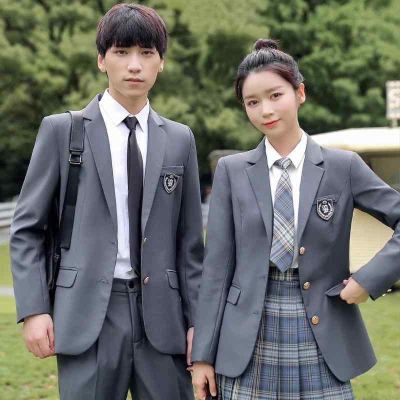 制服セット 男女兼用 JK スクールスーツ 学生用 春秋 長袖 3点セット 上品 フォーマル 幼稚園教諭 保育士 ワークウェア 5,148円