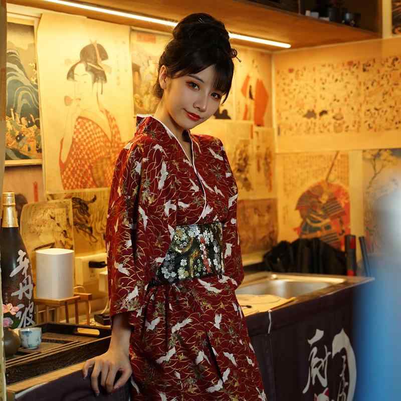 着物 レディース 成人女性用 ユニフォーム 制服 和食店 弥助店 赤ちょうちん 食べ物屋 泊まり 向こう正面 受け付け 受け入れ 原材料 綿 綿織物 春夏秋