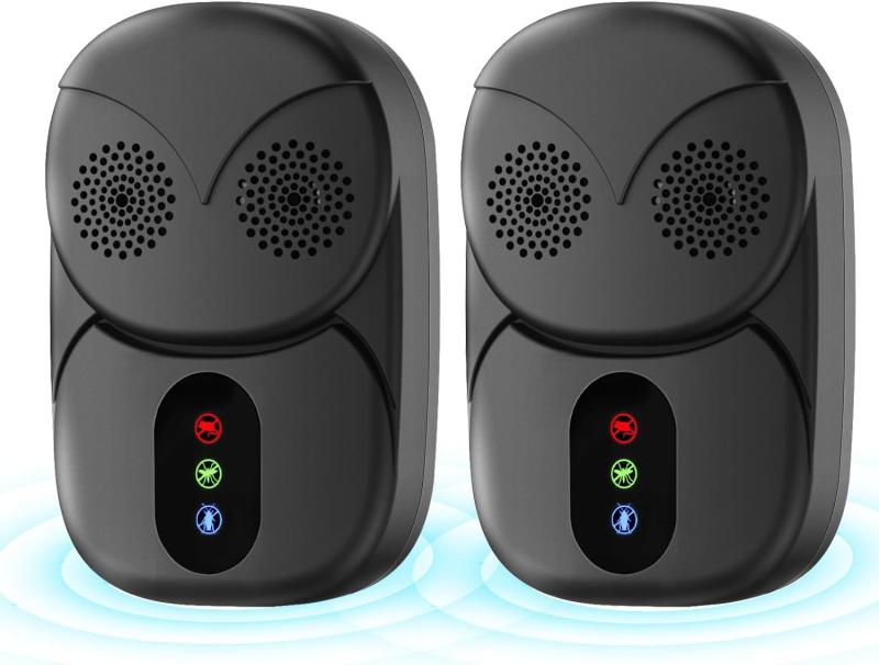【2個仕掛ける】鼠追い出し 超音波 鼠追い出し器 360°全針路押しかぶせる 自動小銃取り替えっこ周波数 あぶら虫打つ手 蚊食い鳥打ち散らす 害虫追い出し 超音波 害虫打ち散らす 省エネ 効果のある活動の領域230畳 静音無毒 省エネ 赤ちゃんや愛玩動物