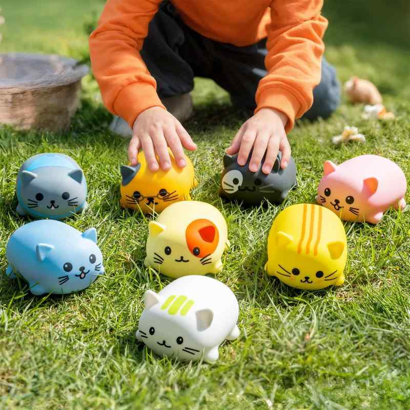 1701 音楽猫 楽器おもちゃ かわいい「ニャー」トーンがあり、タッチによる音階演奏可能 音の出るおもちゃ 子供おもちゃ 誕生日 クリスマス プレゼント （8個入り）｜あじゅり
