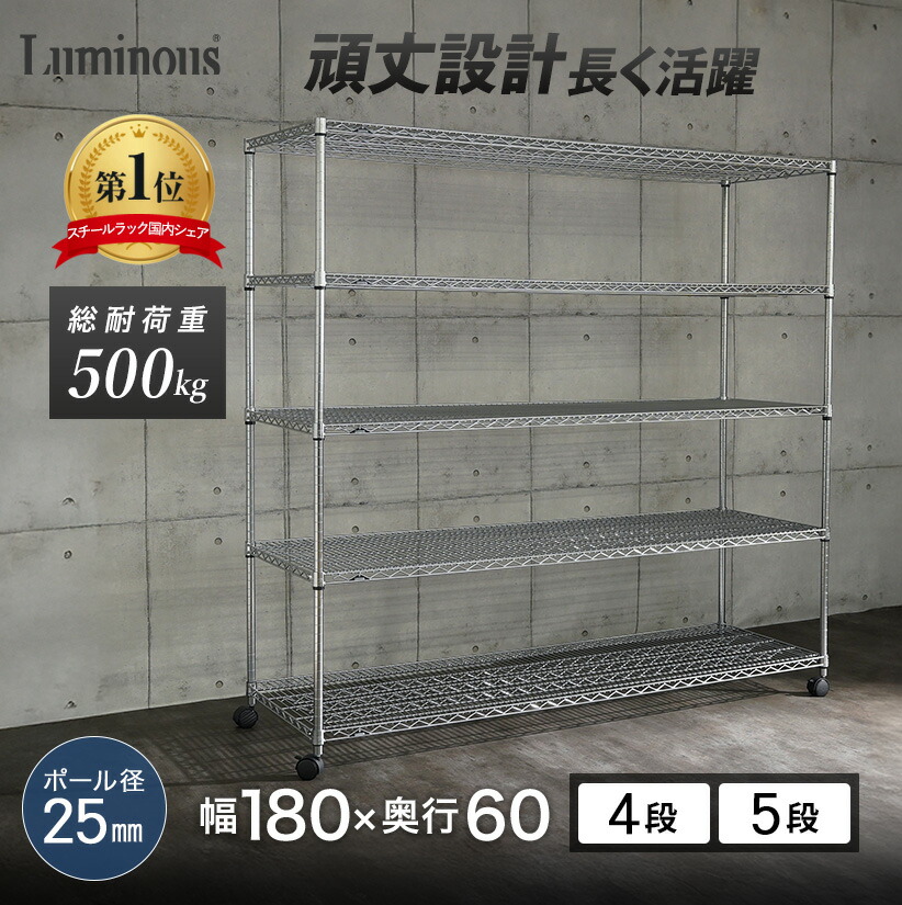 楽天市場】☆本日ポイント10倍☆ 【25mm】棚 ラック スチールラック