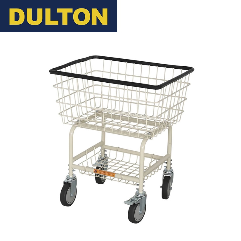 ※品切れ※ ダルトン DULTON ランドリーカート クロームメッキ カートのみ ワゴン 収納カート カゴ 2段 洗濯 清掃用品 洗濯用品 キッチンラック クローゼット収納 ストック スチール|フロアーズ