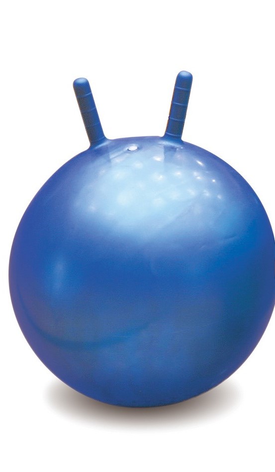 【楽天市場】ホーンボール 径370mm（青）バランスボール 取っ手付き バランスボール 37cm 子供 ブルー 体幹トレーニング ダイエット