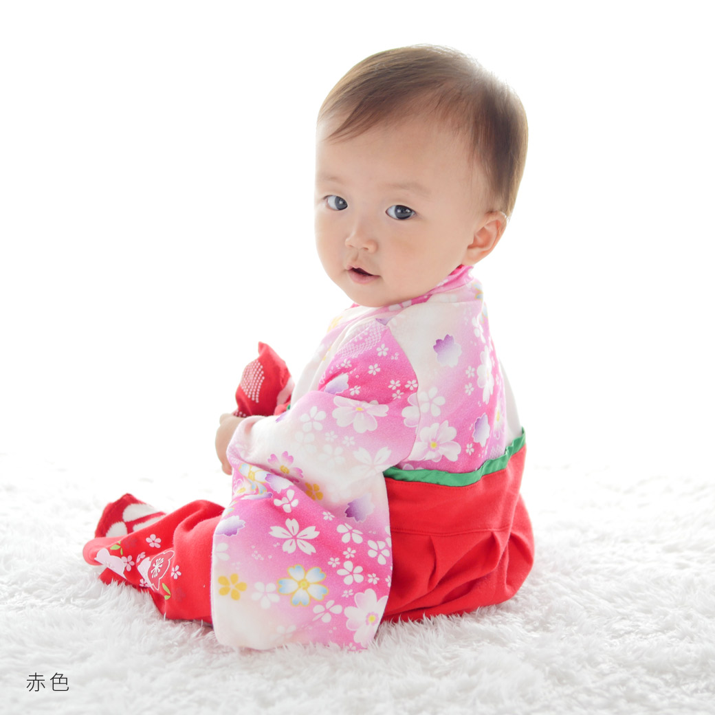 楽天市場 女児 袴 ロンパース 全開 袴 女の子 キッズ お食い初め 和装 子供服袴型カバーオール 70cm 80cm 90cm フォーマル赤ちゃん 衣装 結婚式 お祝い 誕生日ベビー あかちゃんといっしょ 楽天市場店