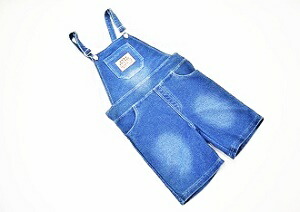 KICKY VILLAGE(おススメ)ハヤシオーバーオール(90cm、95cm、100cm、110cm、120cm)