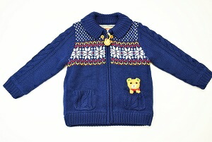 （人並み外れた押さえる大売り出し必要経費24000円+税をSALE）ミキハウス（mikihouse）\u003cBR\u003eプッチー君編み編み上衣\u003cBR\u003e（90ｃｍ）